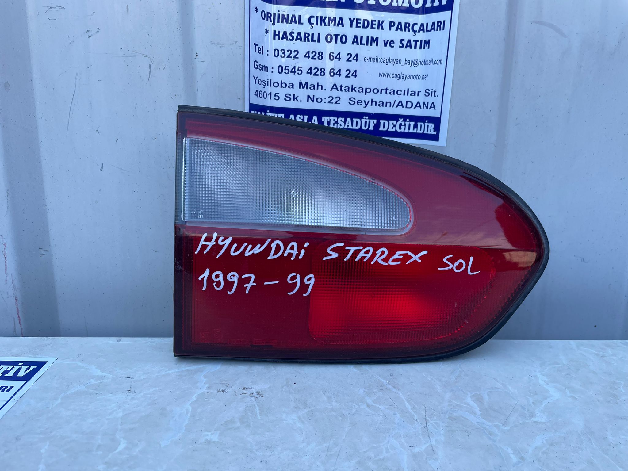 Hyundai Starex 1997-1999 Sol İç Stop